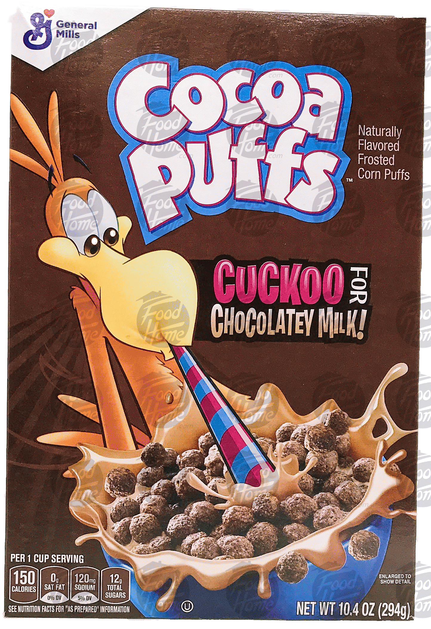 General Mills Cocoa Puffs naturally flavored frosted corn puffs, box Full-Size Picture